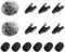 atnayo 8 PCS Microphone Cover Foam, Pop Mic Filter Shield for Lapel Mics Clip on Mics, Classroom, Conference Room