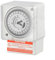Interrupteur horaire mécanique, AC220 V, minuteur analogique 24 heures 15 minutes, rail DIN, moteur à quartz, type 7,5 x 5,710,5 cm