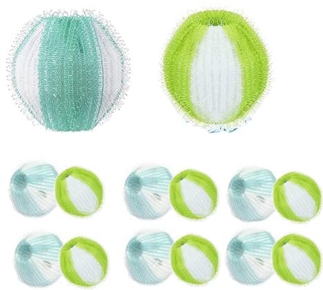 Laundry Balls Pet Hair Remover for Washing Machines – Reusable Fluff & Lint Remover, Dryer Balls, Pet Hair Catcher for Clothes & Carpet, Dog & Cat Hair Fuzz Remover, Hair Catcher for Laundry