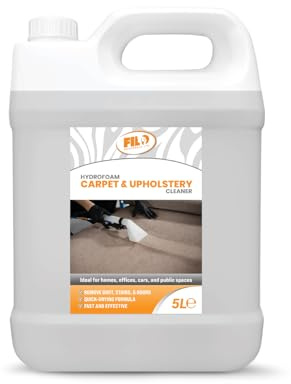 FILO Carpet Cleaner Shampoo 5L | Advance Formula Stain Remover | Concentrate Carpet Cleaner Solution for Vax, Bissell & Rug Doctor | Geranium & Chamomile