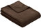 Ibena Kuscheldecke Olbia 150x200 cm - flauschig, warm & waschbar, fleecedecke braun einfarbig
