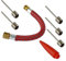 Pump Adaptor Set Kit 7 Pieces Needle Valve Connectors Sports Soccer Basketball Football Airbeds Bycle Tyres