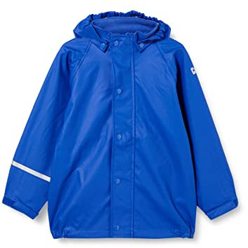 CareTec Unisex Kinder Rain Jacket - Pu W/O Fleece Regenjacke, Oceanblue (706-1), 116 EU
