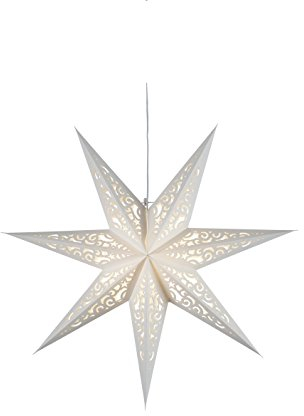 Star 501-22, PapiersternLace, 7 zackig, Papier, Weiß, 1.2 x 4.4 x 4.4 cm