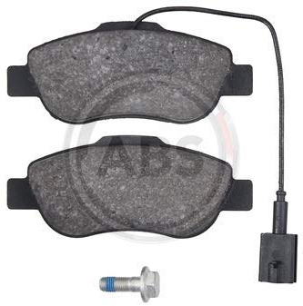 A.B.S. Bremsbelagsatz, Scheibenbremse 35066 Kompatibel mit: FIAT 500, FORD KA