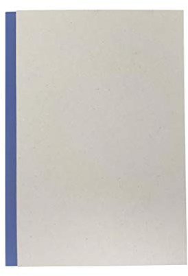 Vang 110513 - Skizzenbuch in Graupappe Sketch Color naturweißes Zeichenpapier DIN A5 (21,0 x 14,9 cm) - blau