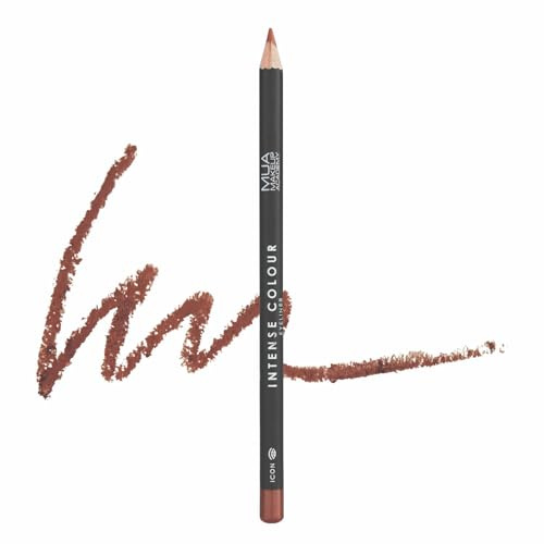 MUA Intense Colour Metallic Pencil Eyeliner, Icon (Pack of 1) | Metallic Bronze Shade, Soft & Blendable Formula, Enhanced Definition, Vegan & Cruelty Free