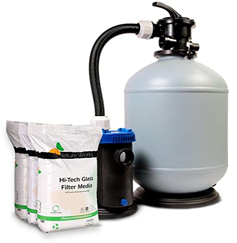 Sandilteranlage 470/12 inkl. Filterglas Pool Schwimmbecken Glas Filter Filteranlage Pumpe 12m³/h SHOTT International