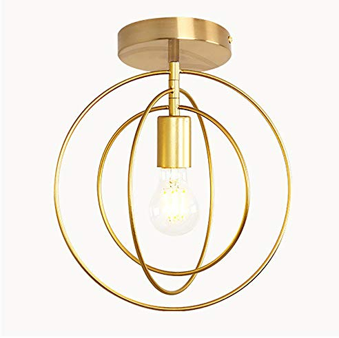 Modern Industrial Vintage Retro Plafoniere Lampada da soffitto Lampadario Paralume Sospensione Lampade Presa E27, per corridoio Ingresso Sala da pranzo Bar Camera da letto Sala studio