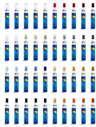 Auto Lackstifte Lackreparaturstift, 40 Stück Lack/Kratzer Reparatur Stift Für Auto Retuschieren Und Kratzer Reparieren Set Schwarz Weiß Blau Arbeit Für Jedes Auto, Jeden LKW Oder Jedes Fahrrad