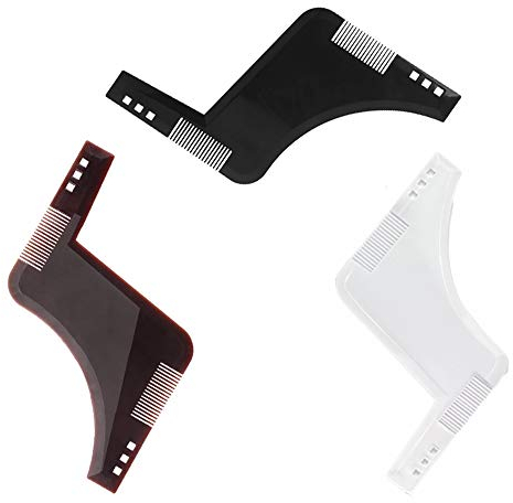 Bart Schablone Bartpflege Bartschablone Bartformen Bart Vorlage Bartschablone Kamm Bart Schablone Bartpflege Für Bartkamm Styling Tool Symmetrische Bartschablonen Und Kontur Der Bartlinie 3 Stück