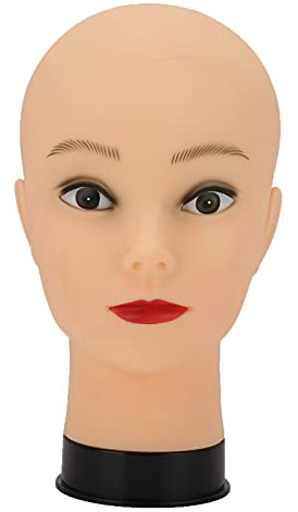 Glatze Schaufensterpuppe Kopf, Professioneller Brillen Hut Manikin Display Kopf für die Perückenherstellung