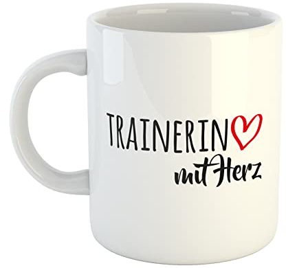huuraa Kaffeetasse Trainerin Geschenk Tasse Weiß 330ml Trainerin Geschenkidee