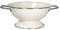 MagiDeal Assiettes de passoire recouvertes d'émail, Plats de Fruits Auto-videurs de Style Vintage, Ensemble de Vaisselle en métal, décoration de Cuisine, Grand Blanc