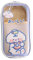 Tianbi Trousse à crayons Kawaii portable avec ours mignon et lapin pour filles, trousse transparente de grande capacité, fournitures scolaires pour adolescentes, 21,5 x 11,5 x 5,5 cm
