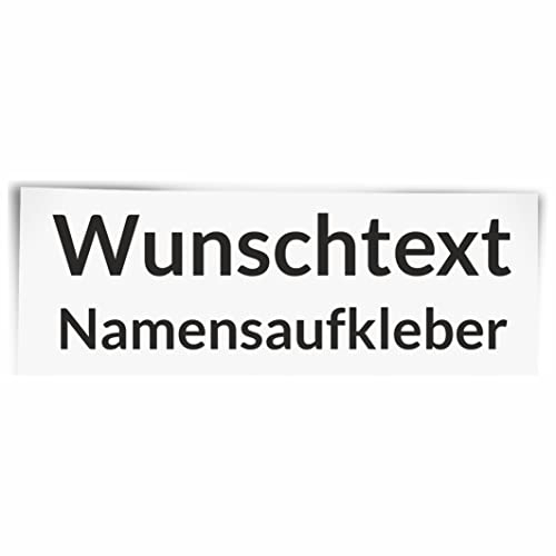 INDIGOS UG - Aufkleber - Motorradaufkleber - Namensaufkleber mit Name - Namensbeschriftung Sticker Wunschtext mit Wunschname individuell personalisiert Motorrad Moped Quad Bike