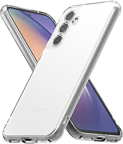 Ringke Fusion Case [Anti-Fingerabdruck] Kompatibel mit Samsung Galaxy A54 5G Hülle, Mattierte Hart-PC Kratzfest Stoßfeste TPU Bumper Schutz Handyhülle - Matte Clear