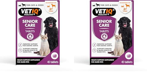 VetIQ Senior Care Supplement 45 Tablets (Pack of 2)