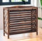 Copertura Per Motore Aria Condizionatore 9/12 In Legno, Copri Condizionatore Da Esterno Copricondizionatori Per Esterna Anticorrosione Supporto Per Fiori In Legno Per Giardino ( Size :80X47X77)