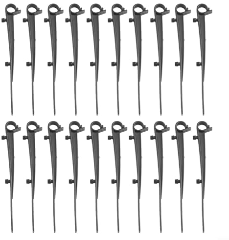 Dachrinnenbürsten-Clips, 20 Stück Kunststoff-Dachrinnenschutz-Clips, Dachrinnenbürste, Laubschutz, Befestigungsclips, Dachrinnenhaken für Saiten/Außenleuchten, halten Sie Ihre Dachrinnen sauber