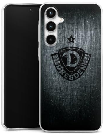 DeinDesign Slim Case kompatibel mit Samsung Galaxy A35 5G Silikon Handyhülle transparent Hülle extra dünn SG Dynamo Dresden Offizielles Lizenzprodukt Vintage