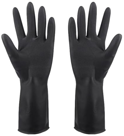 Guantes De Salón Reutilizables De Goma Para Color Y Tinte De Pelo, Cocina, Alimentos