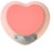 Balance de cuisine électronique avec écran LCD en forme de cœur Rose 5 kg