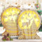 FTJKGH 2Pcs LED Weihnachtsbeleuchtung aus Holz, Weihnachtsstern Beleuchtung Fensterbeleuchtung, LED Elch Licht Weihnachtsschmuck Weihnachtsmann Weihnachtsbaum Weihnachtsdeko für Innen