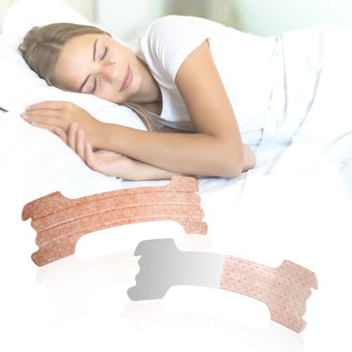 Zanfqvo Nasenpflaster Besser Atmen, 50 Stück Anti Schnarch Nose Strips, Effektive Bessere Schlafqualität und Verstopfter Nase