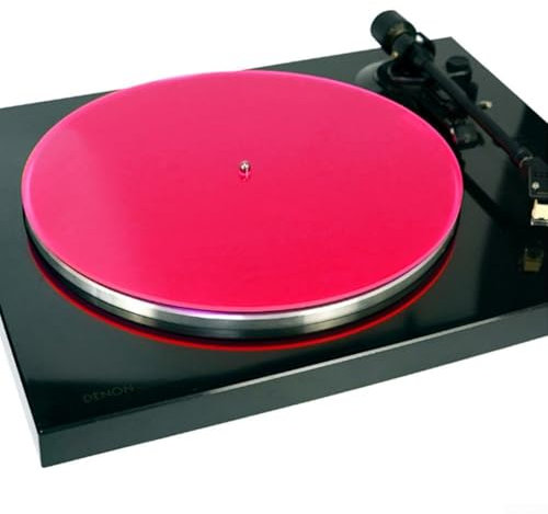 30,5 cm große Acryl-Schleifmatte für Phonograph-Plattenspieler, Vinyl, 3 mm, antistatische LP-Matte, um die Bassdichtigkeit zu verbessern und die Leistung zu verbessern, was zu einem strafferen und