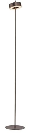 Paul Neuhaus LED Stehleuchte Smart Home dimmbar, Kopf schwenkbar CCT warmweiß – kaltweiß Fernbedienung (dark metal brown)