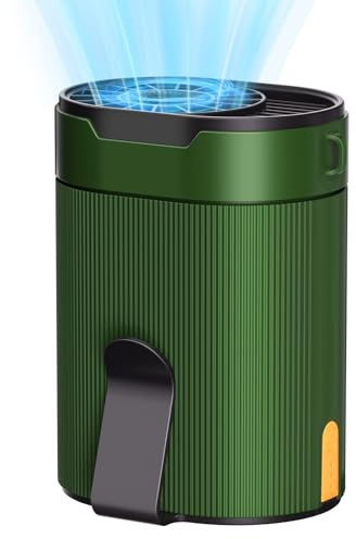 COZOME Ventilateur Portable À Pince, Mode Turbo 6600 Tr/min, 4 Vitesses, Autonomie 25 Heures, Ventilateur Rechargeable À Porter Sous Un T-shirt, Idéal Pour Travail, Randonnée, Camping Et Chantiers