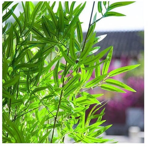 Piante artificiali di bambù per la decorazione di casa e ufficio, portico, pergola, patio, paesaggistica, finto bambù decorativo