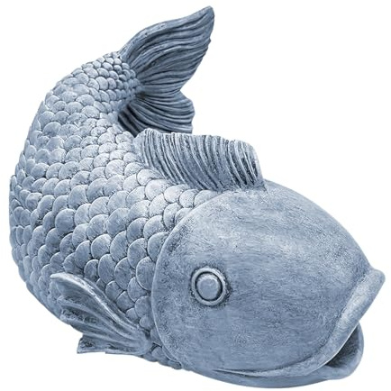 Generico Grondaia A Forma Di Pesce, Estensione Pluviale Scultura Dinamica Per Tubo Di Discesa, Scultura Dinamica per Giardino Esterno Irrigazione Prato Residenziale Arricchimento