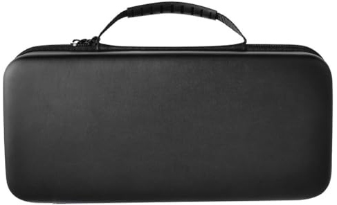 Helilyco EVA Hard Case Go and for MSI Claw 8 Gaming Consoles, 32x19x10cm, for Compact Protective Carrying Case with Accessory Storage, Black