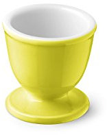 Dibbern Solid Color Eierbecher aus Fine Bone China Porzellan in der Farbe Limone mit einem Durchmesser ca. 5cm, 2019000038