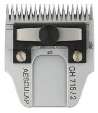 Aesculap Klingenaufsatz für Hunde-Haarschneidemaschine, Größe 2 mm, mit Zähnen GH715