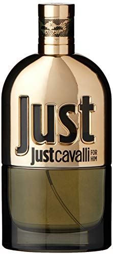 Roberto Cavalli Just Cavalli Gold Him homme/ men, Eau de Parfum, Vaporisateur/ Spray, 90 ml, 1er Pack, (1x 90 ml)