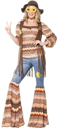Fancy Dress Harmony Hippie Costume (XL)
