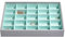 Stackers Dove Grey & Mint Classic Medium Jewellery Box Trinkets Layer