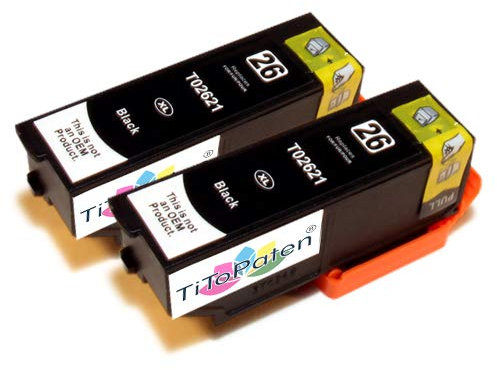TiToPaten®* kompatible Patronen T2621XL - Passend für Epson Expression Premium XP-615, Epson Expression Premium XP-620 und Epson Expression Premium XP-625