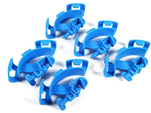 5 Stücke Aquarium Aquarium Filtration Wasserrohr Filter Schlauchhalter Für Halterung Rohr Einstellbare Halterung Passt die Meisten Rohre Attaches mit Vice