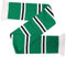 Northern Ireland Traditional Football Fans Bar Scarf (100% Acrylic)