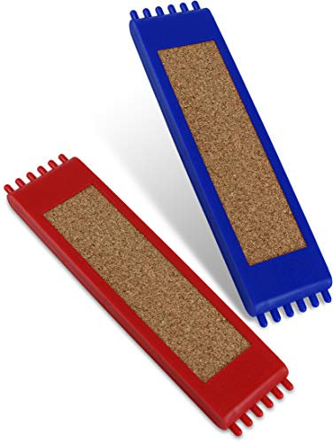 Storfisk fishing & more 2 oder 4 Stück Vorfachaufwickler mit Korkeinlage, Länge: 18 cm, zur Aufbewahrung von Angelvorfächern, Größe:Klein