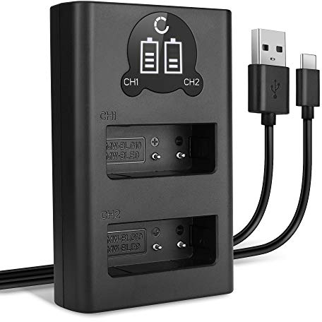 CELLONIC Chargeur Double DMW-BLE9 DMW-BLG10E Smart et Rapide Compatible avec Alimentation Dual DE-A98A DE-A99B + Câble USB de Charge