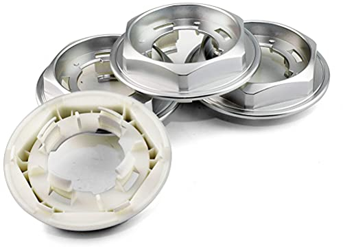 RhinoTuning 4 Stücke Nabenkappen 101mm Universal Felgendeckel Kompatibel für BBS RM 001 Radkappen Radnabenkappen