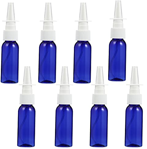 Uonlytech 8 Stücke Leere Nasenspray Flasche 30ml Kleine Nasen Sprühflasche Nachfüllbare Reiseflaschen Nasenzerstäuber Parfümzerstäuber Kosmetik Behälter zum Befüllen für Reise Make Up