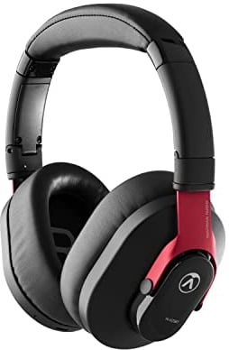 Austrian Audio Hi-X25BT Bluetooth Kopfhörer, professionelle Studio Kopfhörer (ohrumschliessend, Memory-Foam-Ohrpolster, Touch Control, Akku: 30 Std., USB-C- und Klinken-Anschluss), Schwarz/Rot