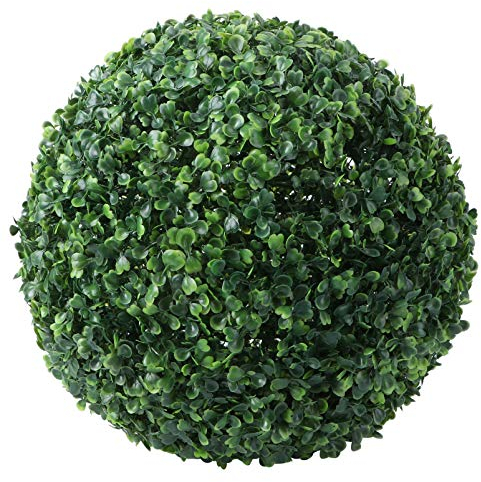 VALICLUD Bola de Topiario de Plantas Artificiales de 11 Pulgadas Bolas Decorativas de Boj de Imitación para Patio Trasero Balcón Jardín Boda Y Decoración del Hogar