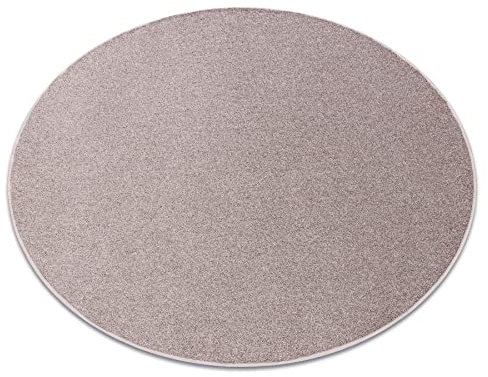 rugsx Tapis Excellence pour n'importe Quelle pièce, Salon, Chambre, Chambre d'enfant, des Tailles différentes, Rose pâle Cercle 133 cm